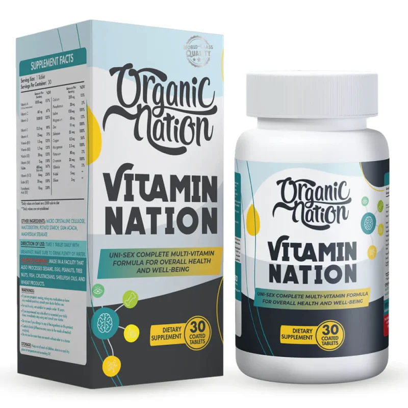 Organic Nation Vitamin Nation - 30Serv.
